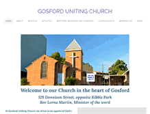 Tablet Screenshot of gosforduniting.net.au